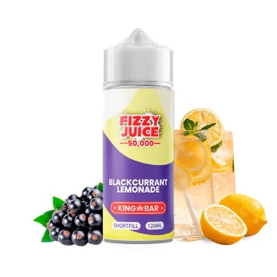 Fizzy Juice King Bar - Blackcurrant Lemonade 100ml - 00mg - Shortfill