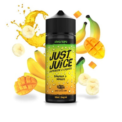Just Juice - Banana Mango 100ml - 00mg - Shortfill