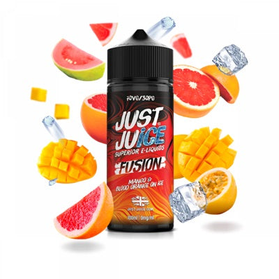 Just Juice - Fusion Mango and Blood Orange On Ice 100ml - 00mg - Shortfill