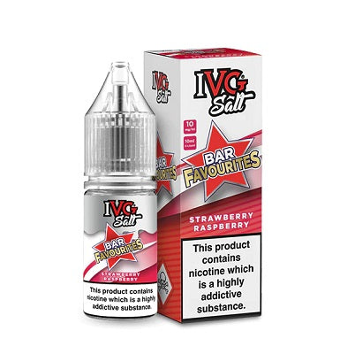 IVG Bar Favorites Nicotine Salts - Strawberry Raspberry