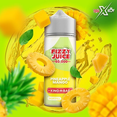 Fizzy Juice King Bar - Pineapple Mango 100ml - 00mg - Shortfill