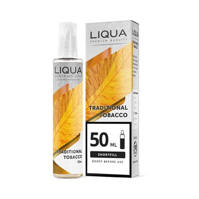 Liqua Mix&Go - Traditional Tobacco 50ml - 00mg - Shortfill