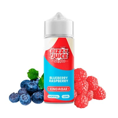 Fizzy Juice King Bar - Blueberry Raspberry 100ml - 00mg - Shortfill