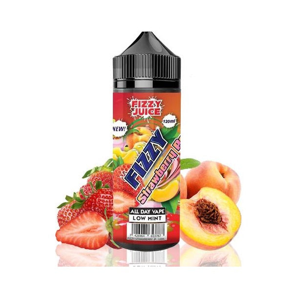 Fizzy Juice - Strawberry Peach 120ml - 00mg - Shortfill