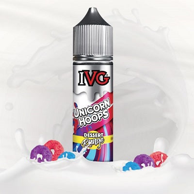 IVG Dessert Range  - Unicorn Hoops 50ml - 00mg - Shortfill 70/30