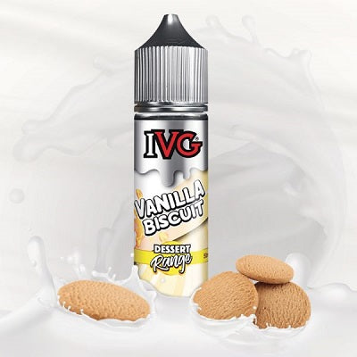 IVG Dessert Range - Vanilla Biscuit 50ml - 00mg - Shortfill 70/30