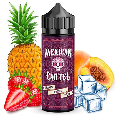 Mexican Cartel - Pineapple, Strawberry & Peach 100ml - 00mg - Shortfill