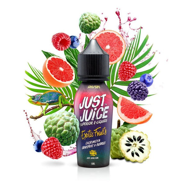 Just Juice - Exotic Fruits Cherimoya Grapefruit & Berries 50ml - 00mg - Shortfill