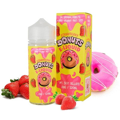 Donuts - Strawberry Donut - 00mg - 100ml - Shortfill