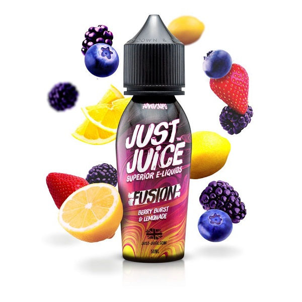 Just Juice -  Fusion Berry Burst And Lemonade 50ml - 00mg - Shortfill