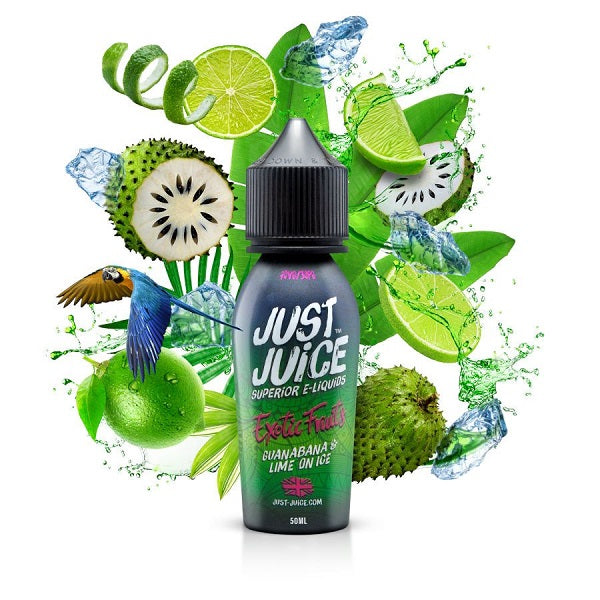 Just Juice - Exotic Fruits Guanabana Lime Ice 50ml - 00mg - Shortfill