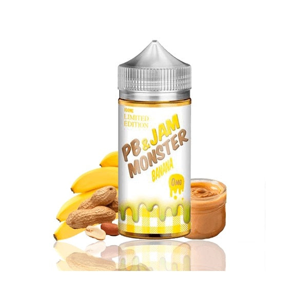 Jam Monster - Banana Limited Edition 100ml - 00mg - Shortfill