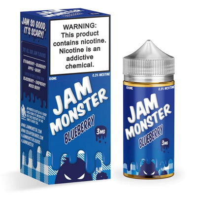 Jam Monster - Blueberry 100ml - 00mg - Shortfill