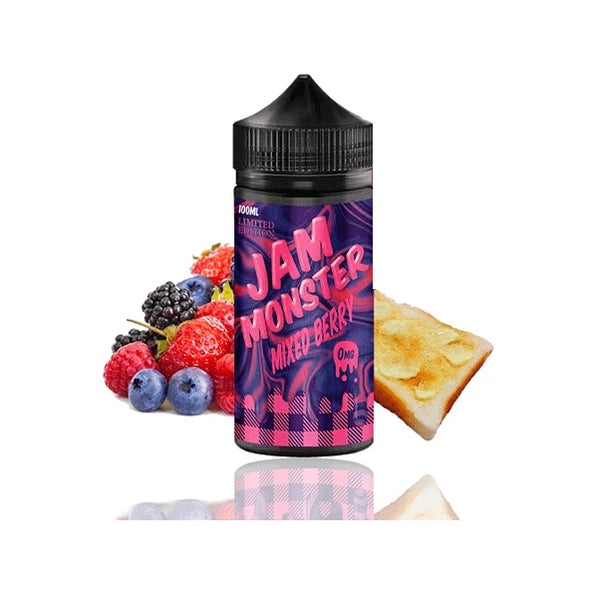 Jam Monster - Mixed Berry 100ml - 00mg - Shortfill