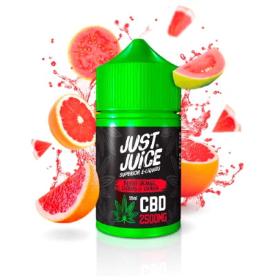 Just Juice - CBD -  E Liquid - Blood Orange Citrus Guava - 2500mg - 50ml