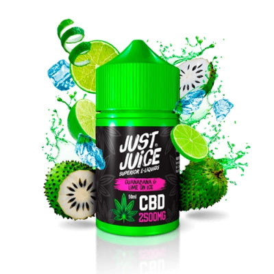 Just Juice - CBD -  E Liquid - Guanabana Lime Ice - 2500mg - 50ml