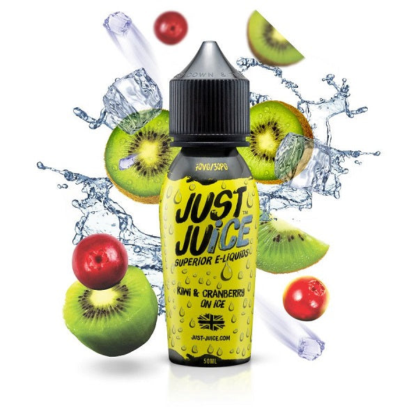 Just Juice - Kiwi & Cranberry On Ice   50ml - 00mg - Shortfill