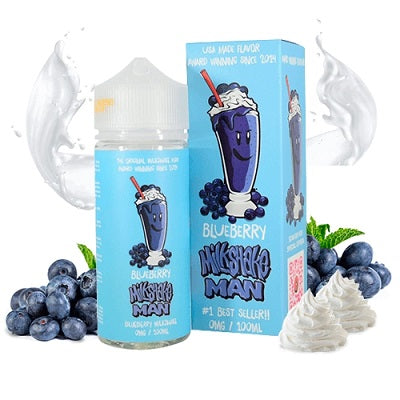 Milkshake Man - Blueberry 100ml - 00mg - Shortfill