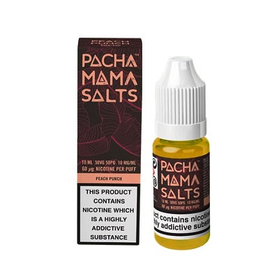 Pachamama Salts - Peach Punch - 10ml 10mg