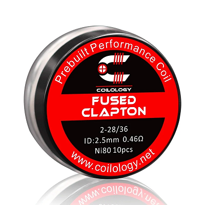 Coilology - Pack 10 Fused Clapton - 0.46 ohm